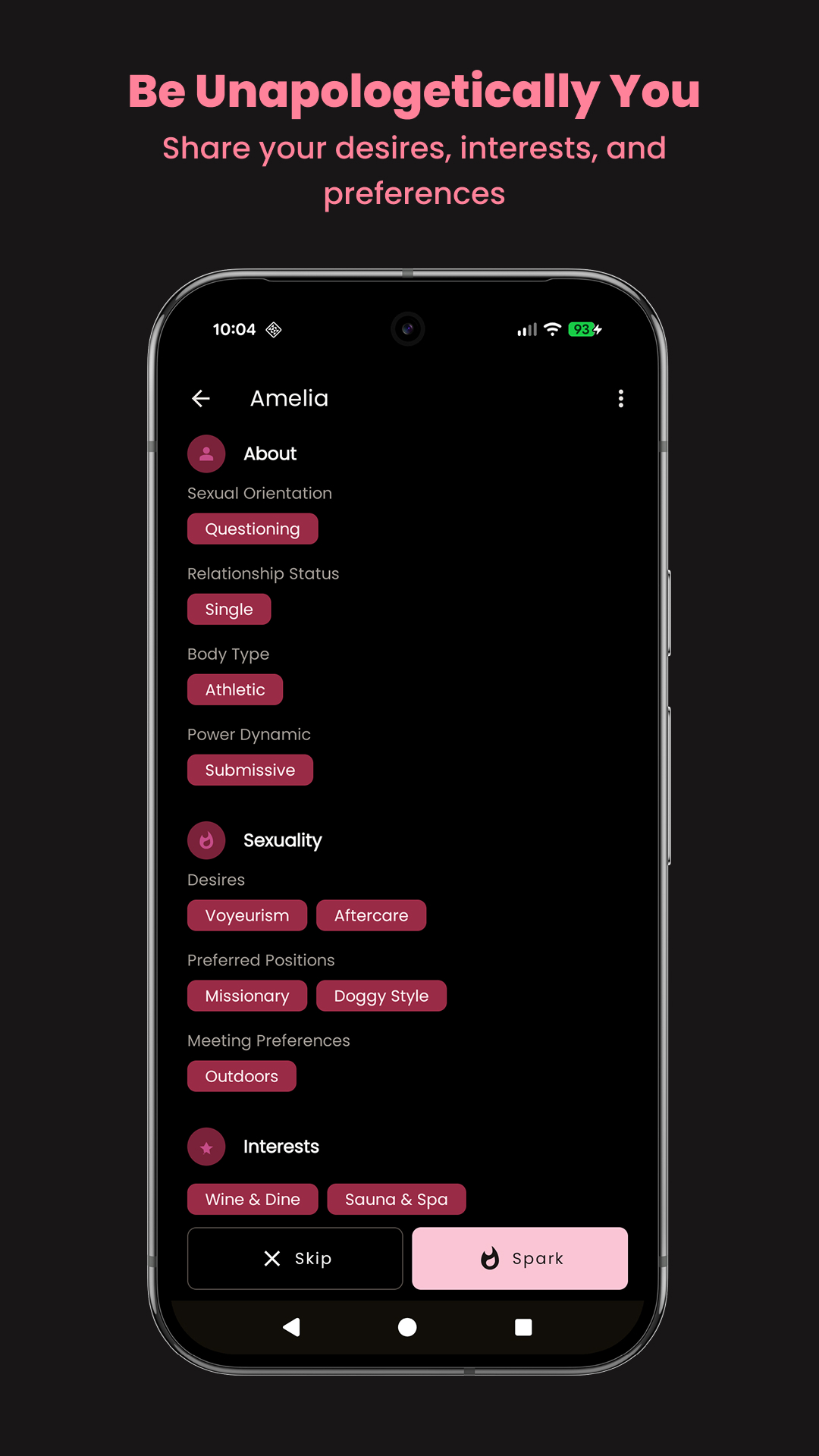 App screenshot