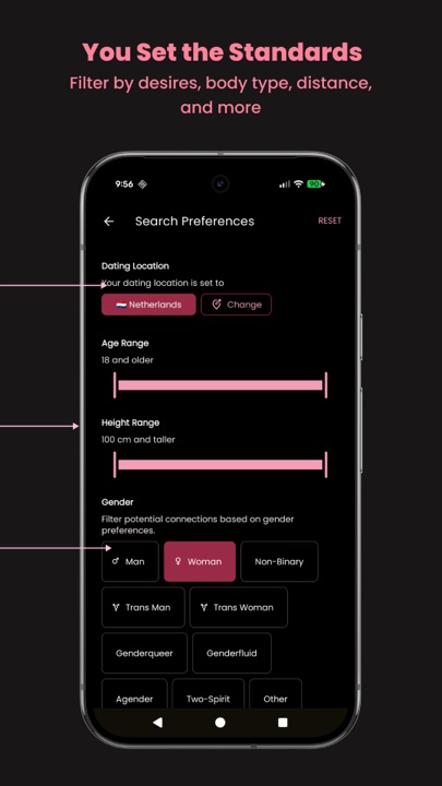 Private photo gallery with BlurHash placeholders, unlocked on match